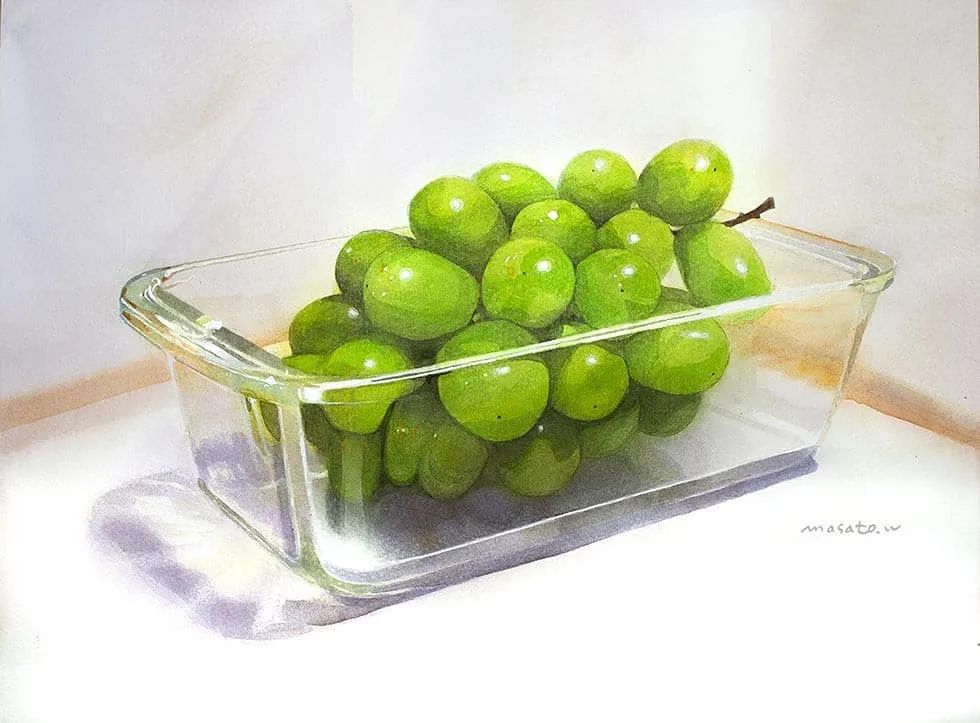 水彩大师笔下的花卉,简单唯美的水彩花卉