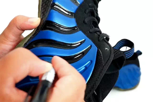 喷泡篮球鞋,篮球鞋喷青色