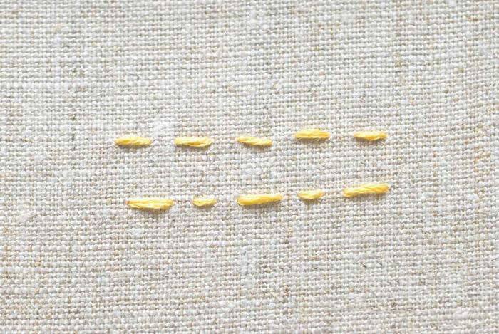 刺子绣拼接入门针法教程,sashiko刺子绣