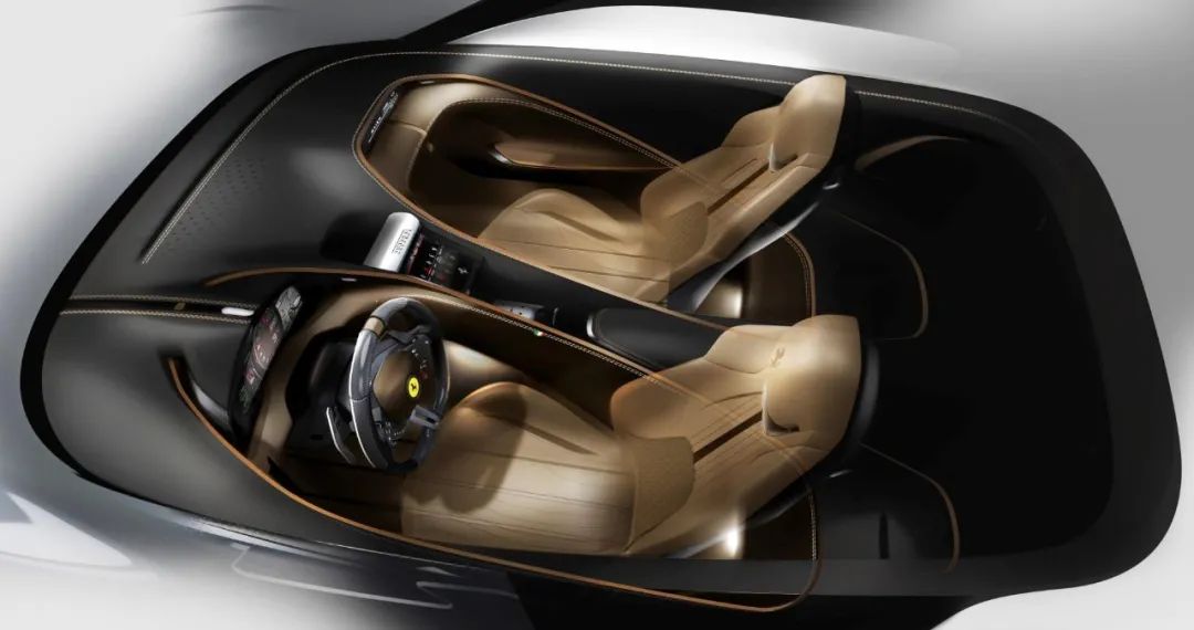 法拉利roma白外黑内,法拉利roma白色硬顶