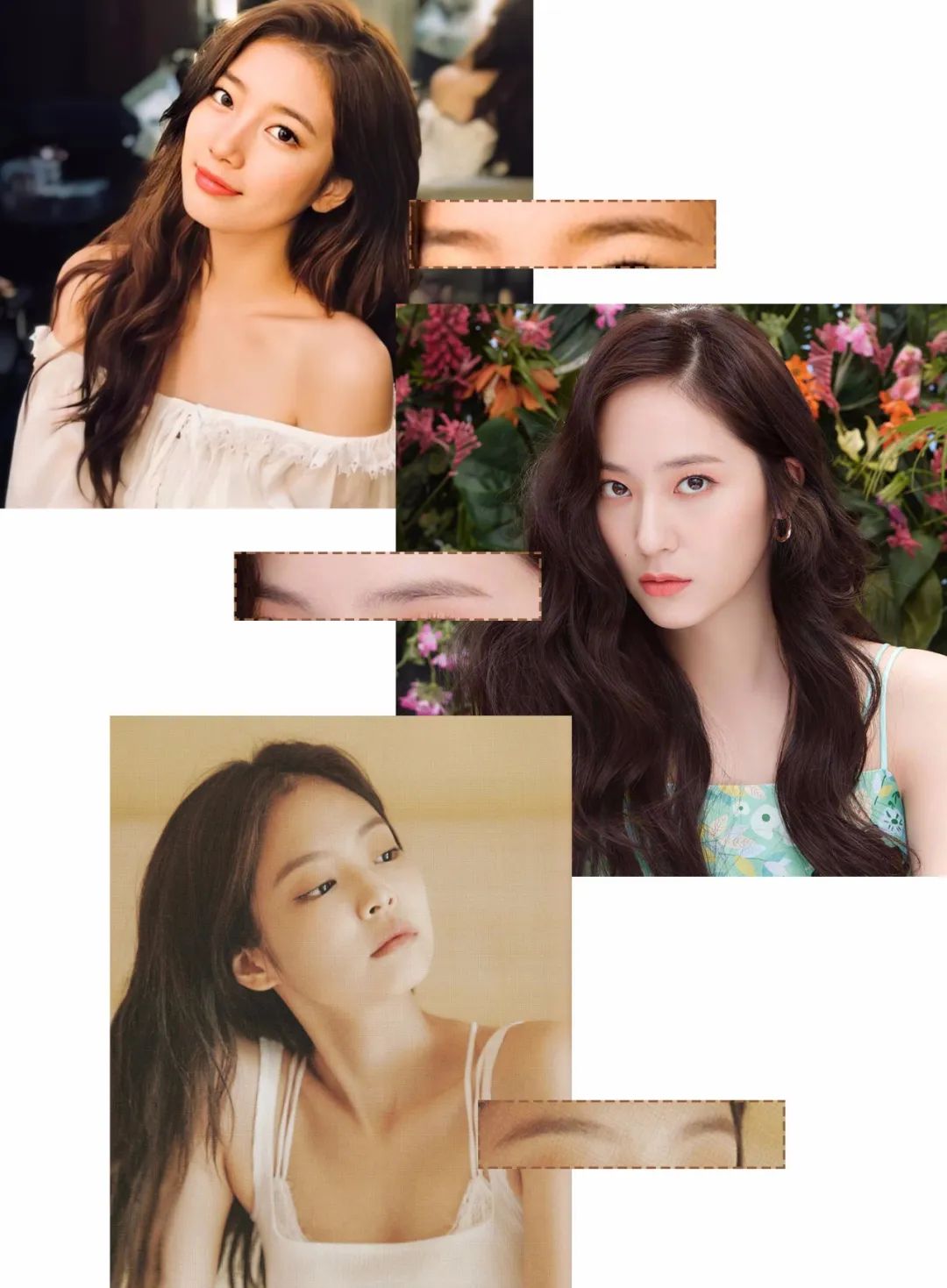 景甜改眉毛的视频,景甜的柳叶眉适合什么脸型