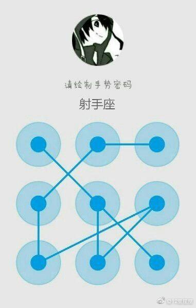 十二星座手势密码摩羯,12星座的专属手势锁屏密码