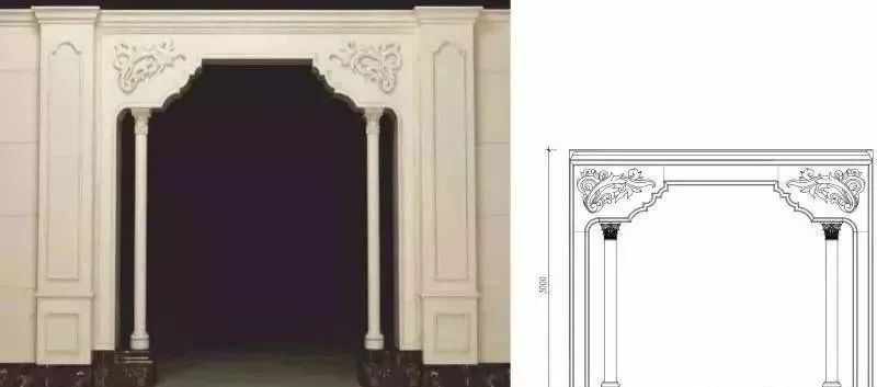 大理石极简垭口门套什么时候装,大理石垭口门套收边几公分好看