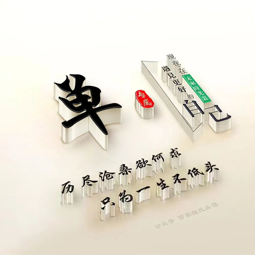 励志头像2023最新款姓氏,励志姓氏头像大全2023最新版的