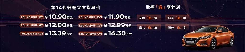 日产轩逸1.8自动挡落地价,全新轩逸手动低配落地多少钱