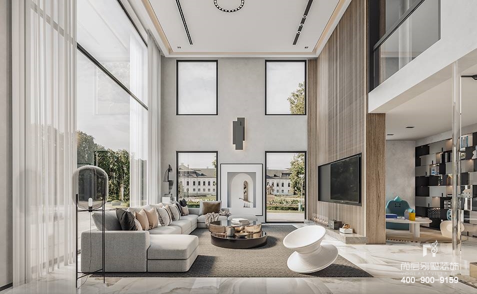 700平现代简约风格,现代轻奢70平