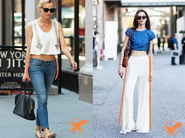 “三角妹”掌握扬长避短法，取舍上下身的优劣势，轻松穿出法式风