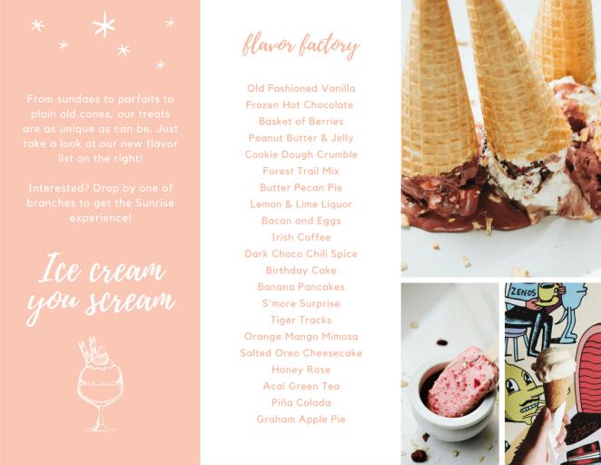 招生三折页设计,富有高级感的三折页设计