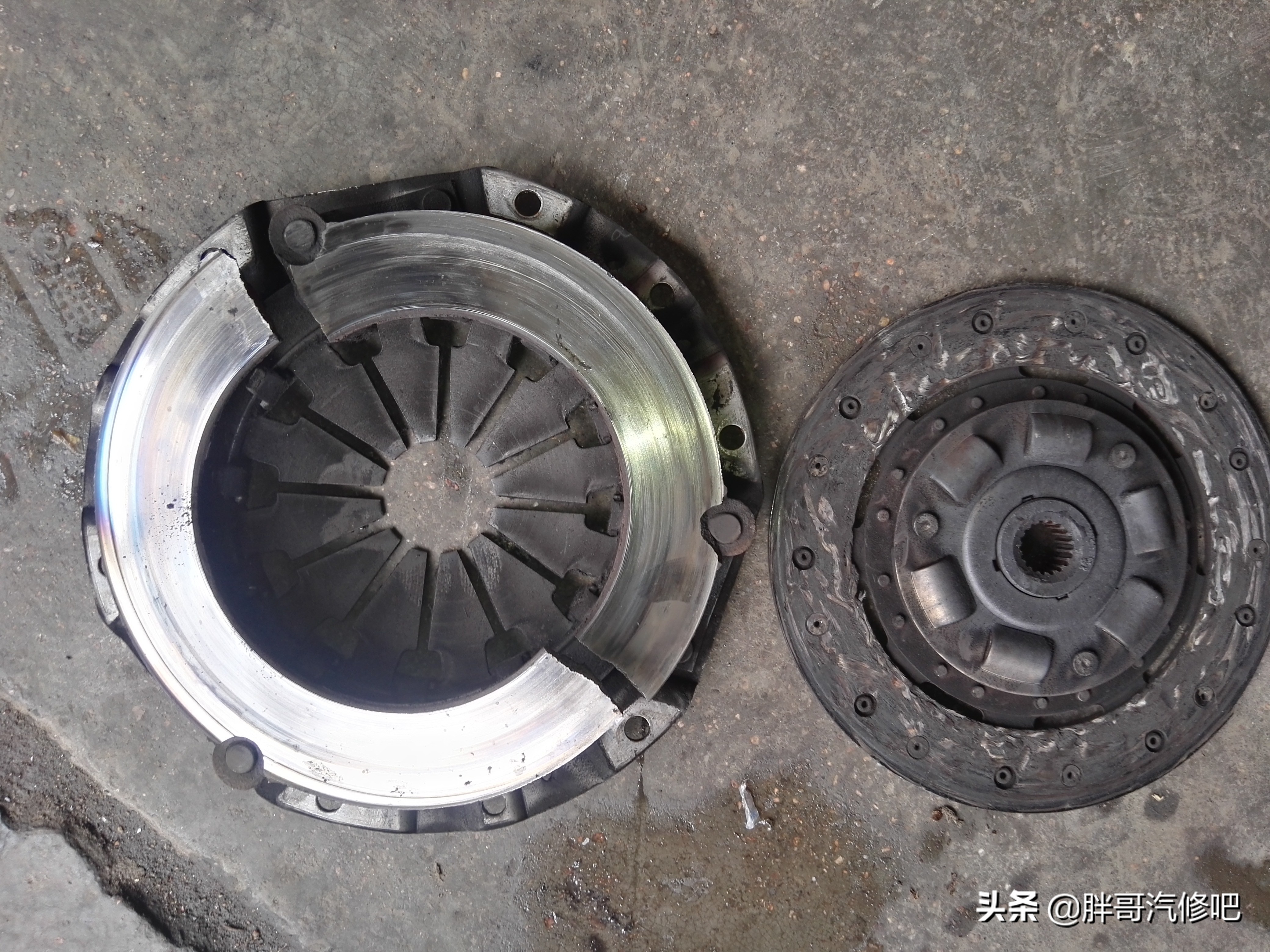 离合压盘轴承异响,离合器压盘卡簧脱落异响