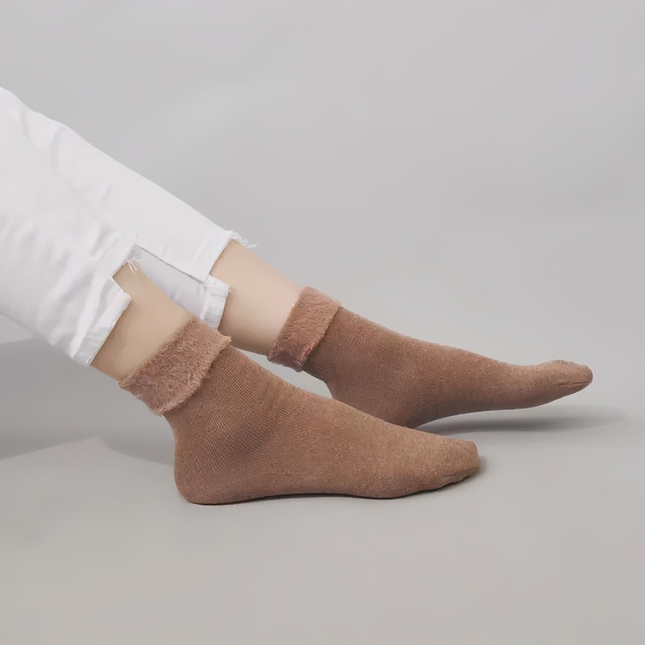 冬季羊毛羊绒袜,纯羊绒袜子软糯