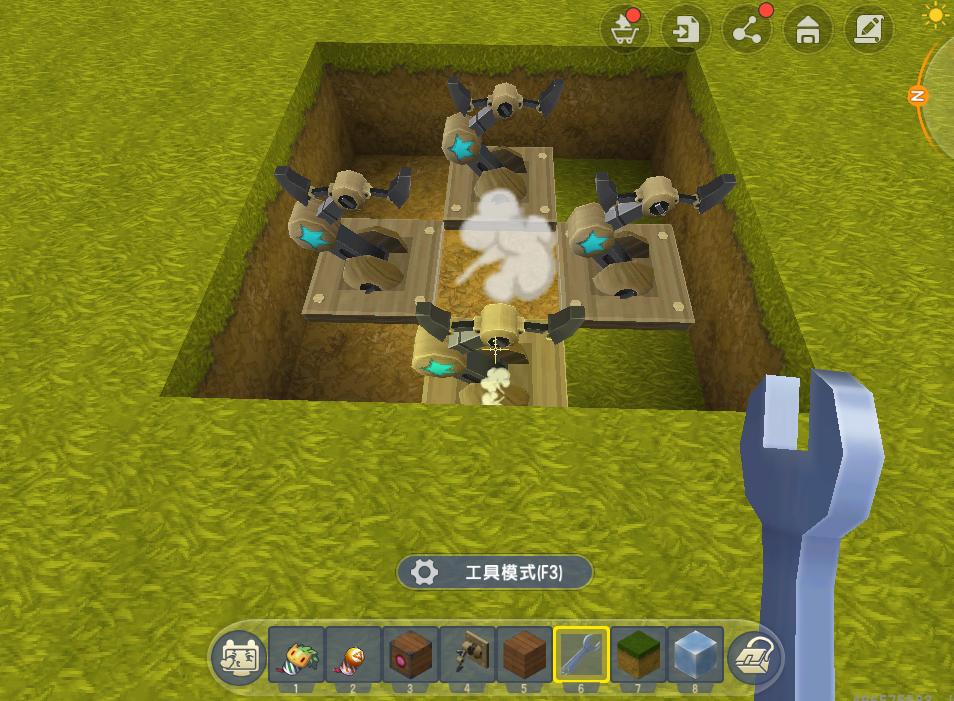 迷你世界躲避巨型鸡教程,迷你世界黑科技陷阱教程