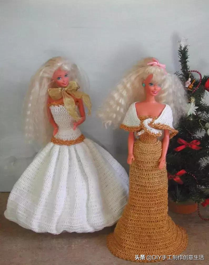 娃娃的衣服怎么钩简单,钩最简单的娃娃衣服教程