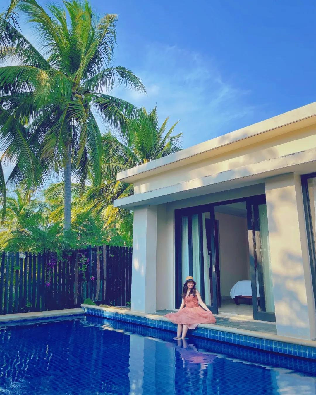 假装在马尔代夫度假,铂尔曼三亚海滩