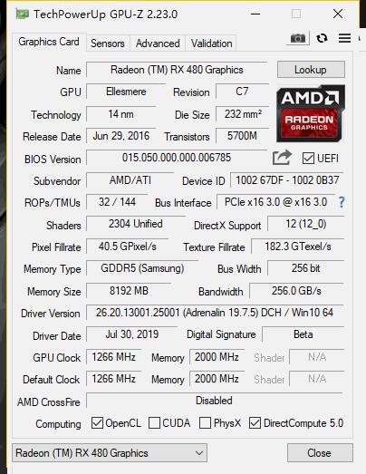 89°C警告：高温燥热一脉相承的AMD涡*公轮**版RX4808GB显示卡