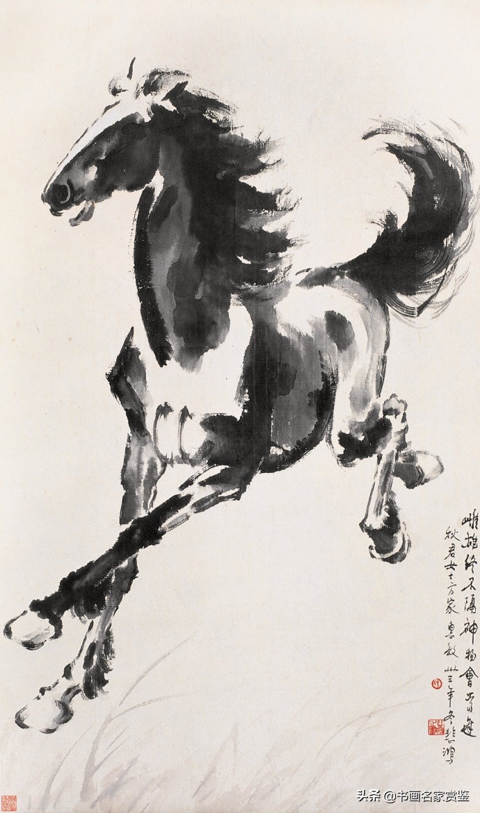 中国画家徐悲鸿图,中国画家徐悲鸿作画