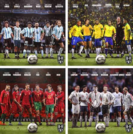 巴西阿根廷葡萄牙法国最后四场球,巴西阿根廷葡萄牙射手榜