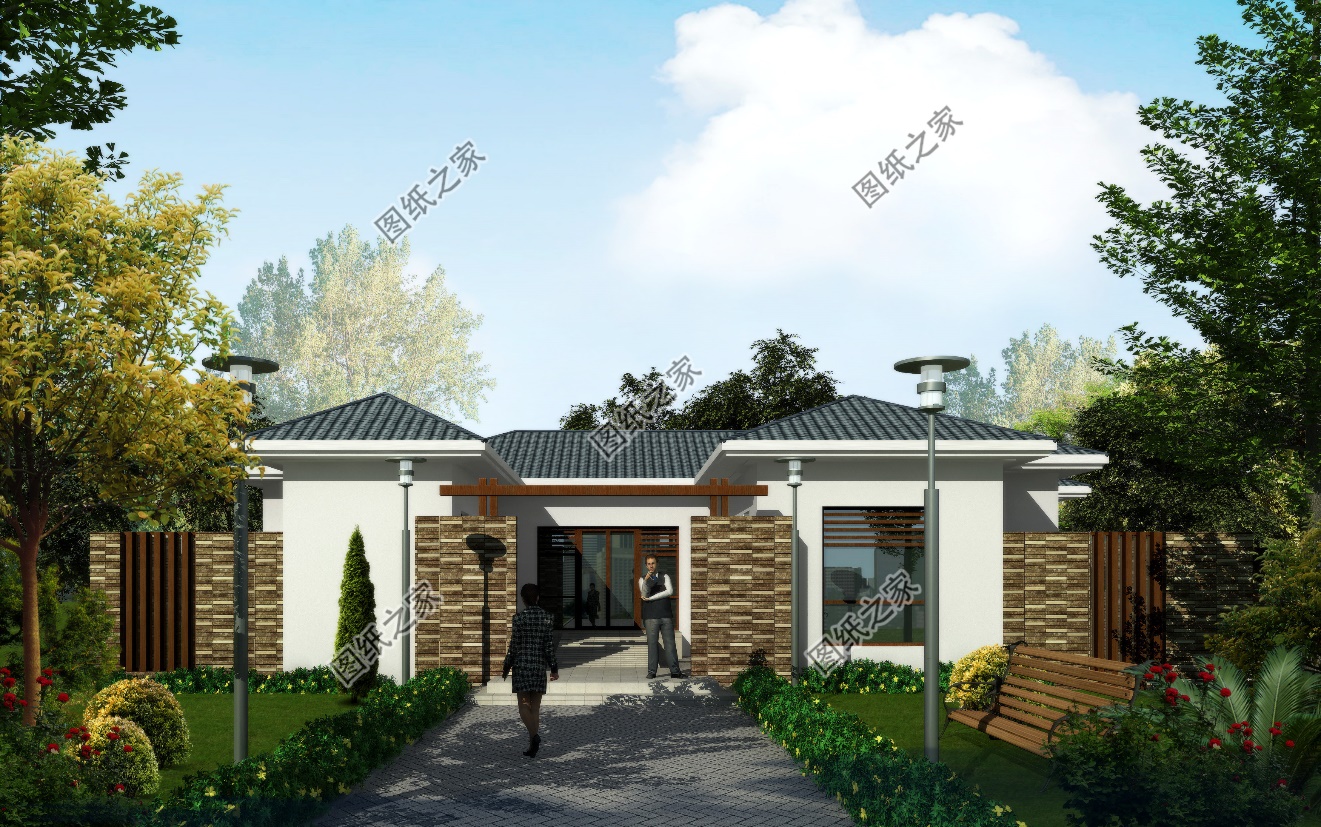 1层农村自建房推荐户型,北方农村自建房一层户型图