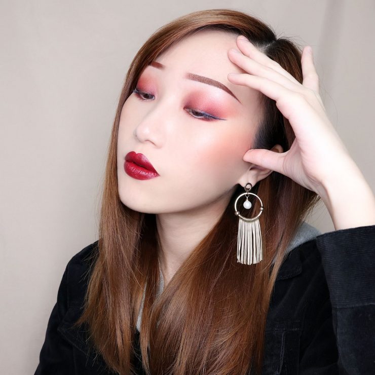 橘色系妆容怎么画,开运妆怎么画