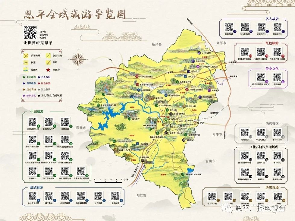 恩平两日游,长假不拥挤的城市