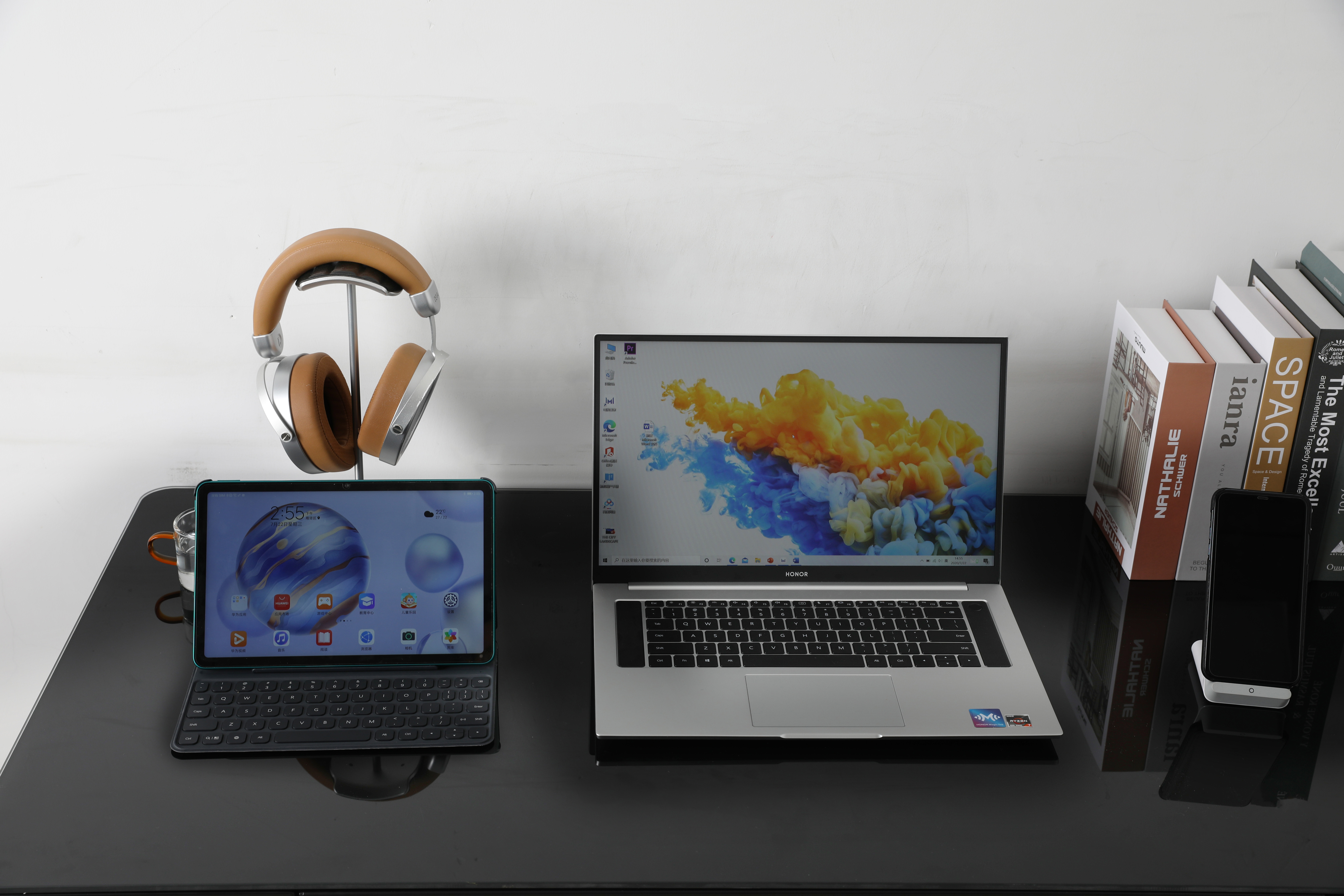 书房布局电脑桌,书房实用打造