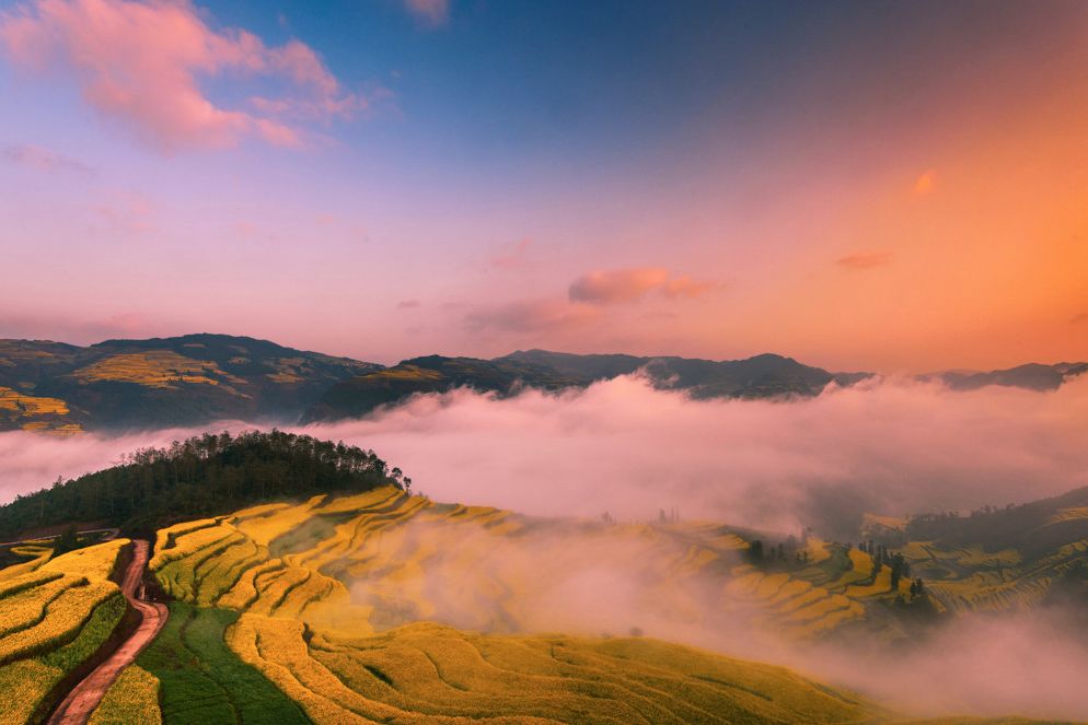 罗平乡村风景,罗平是个山清水秀好地方