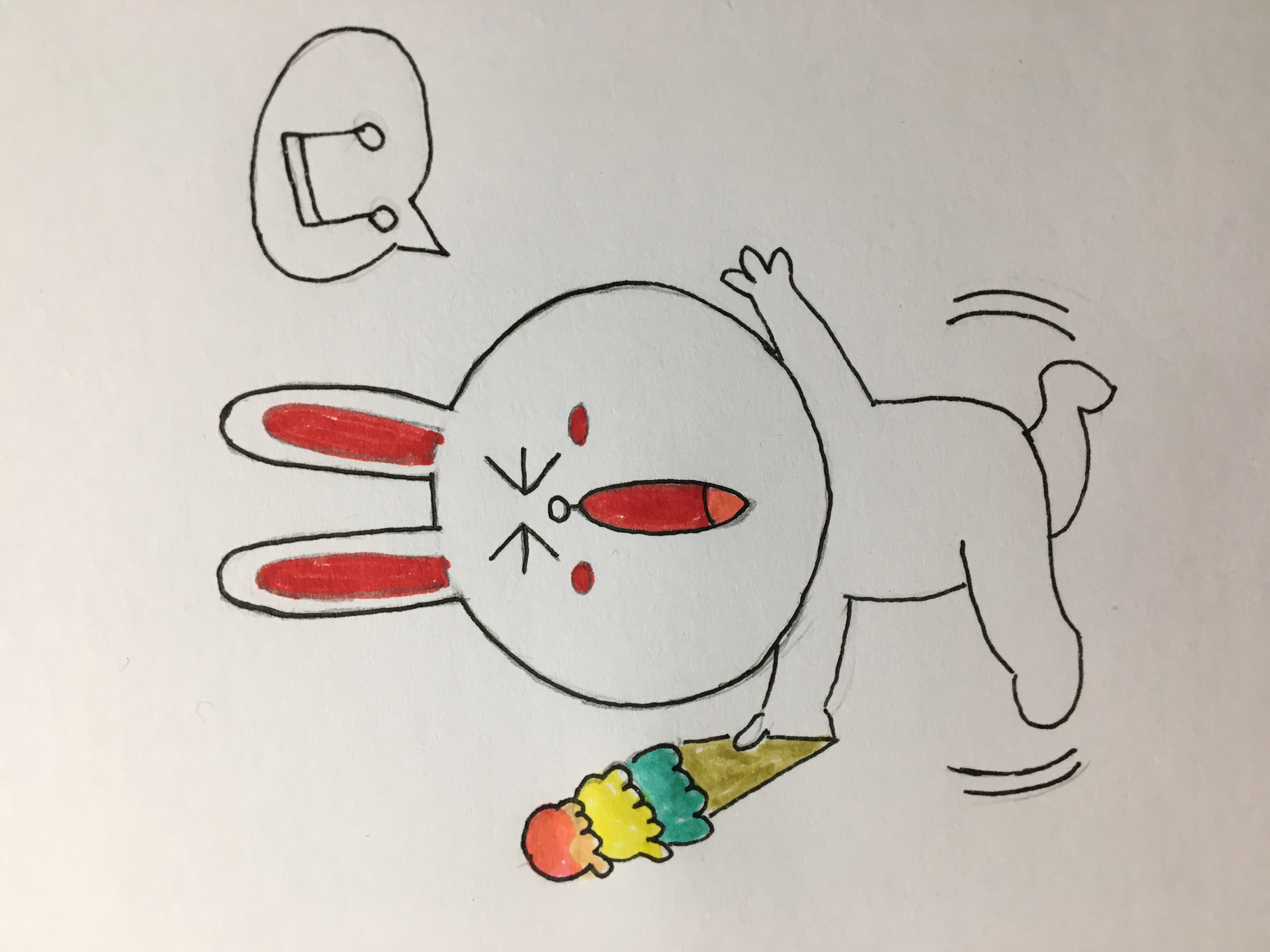 可妮兔怎么画简单又好看,简笔画可妮兔图片