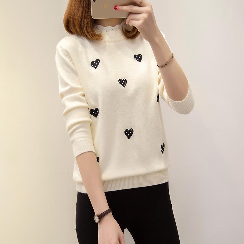 高领毛衣套头修身百搭长袖针织衫,fiveplus针织衫高领套头打底衫