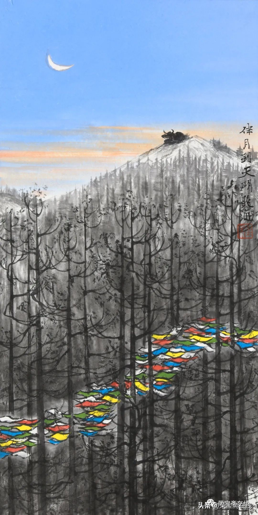 静、净、敬、境｜桂兆海绘画札记