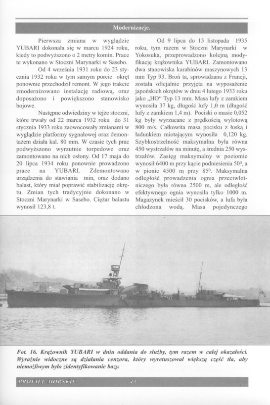 旧日本海军夕张级轻巡洋舰YUBARILightCruiser