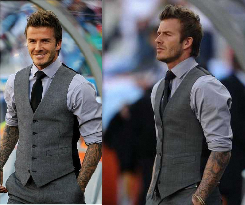 秋季马甲怎么搭配男,初秋最潮搭配马甲裙穿搭技巧