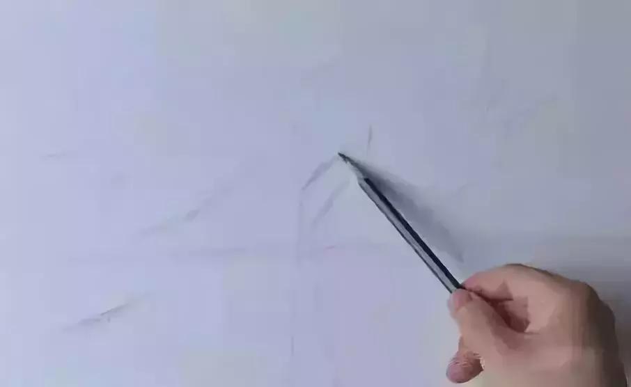 白色陶罐菊花衬布组合素描画法,素描静物白色罐子深色衬布组合