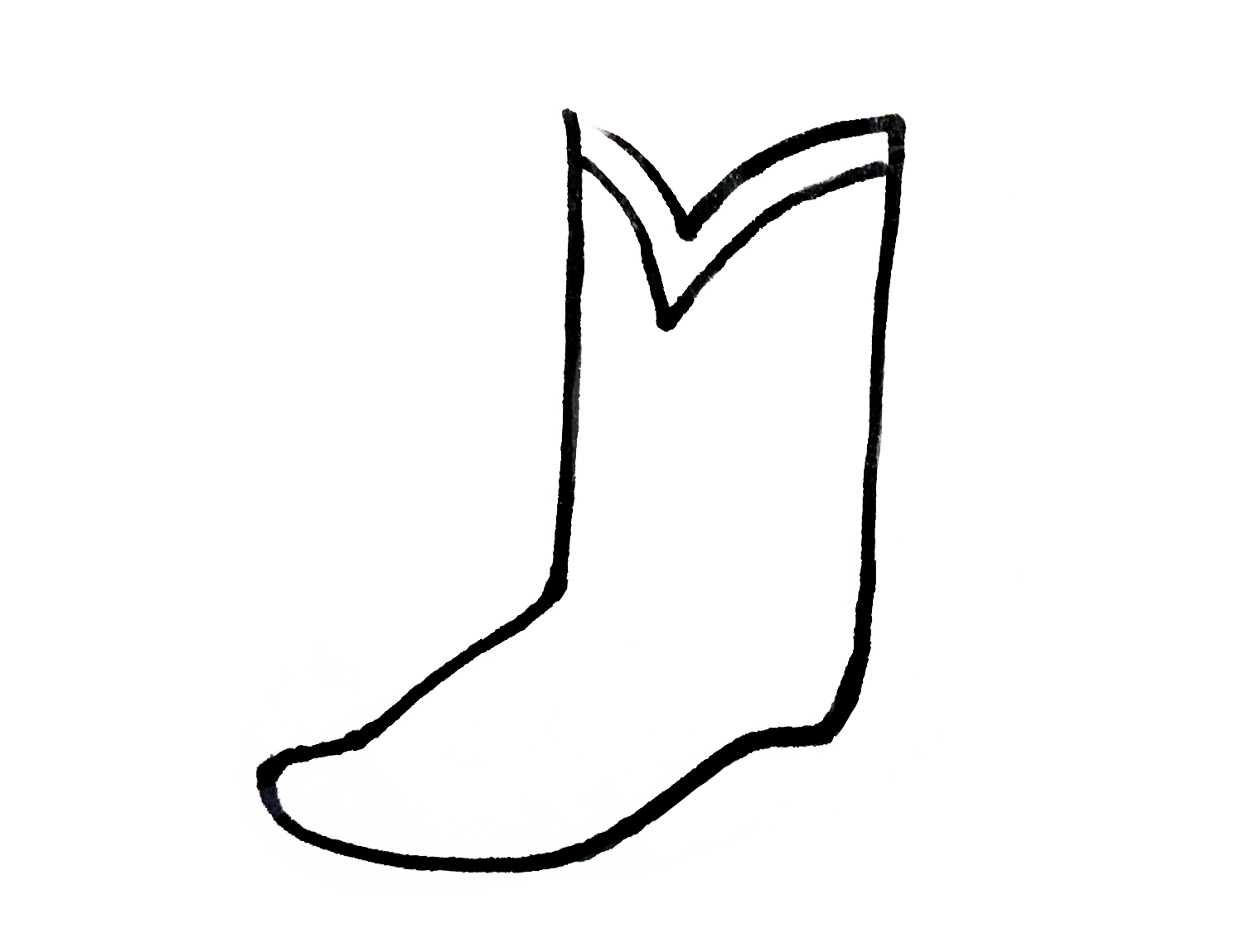 儿童鞋简笔画图片大全,各种各样的鞋简笔画