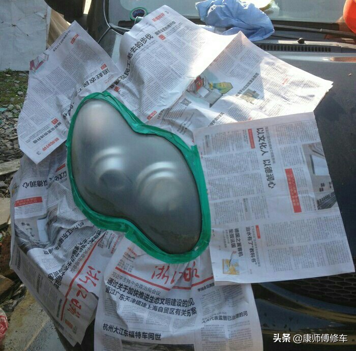 车子灯罩发黄怎么恢复变白,大灯罩发黄清洗还是直接更换灯罩