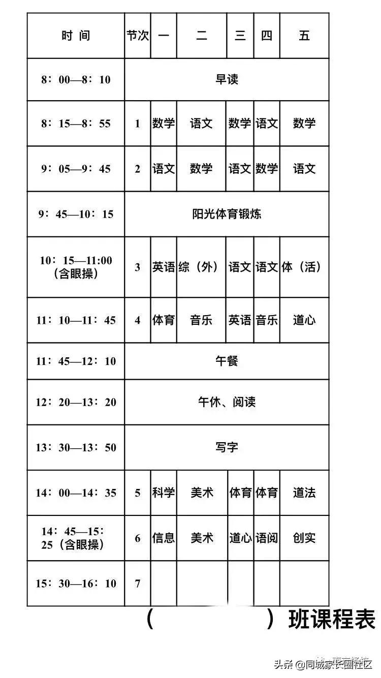 南京20所公办、民办校课程表曝光！这些秘密你看懂了吗？