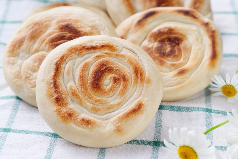 白吉馍不放青椒好吃吗,白吉馍不空心