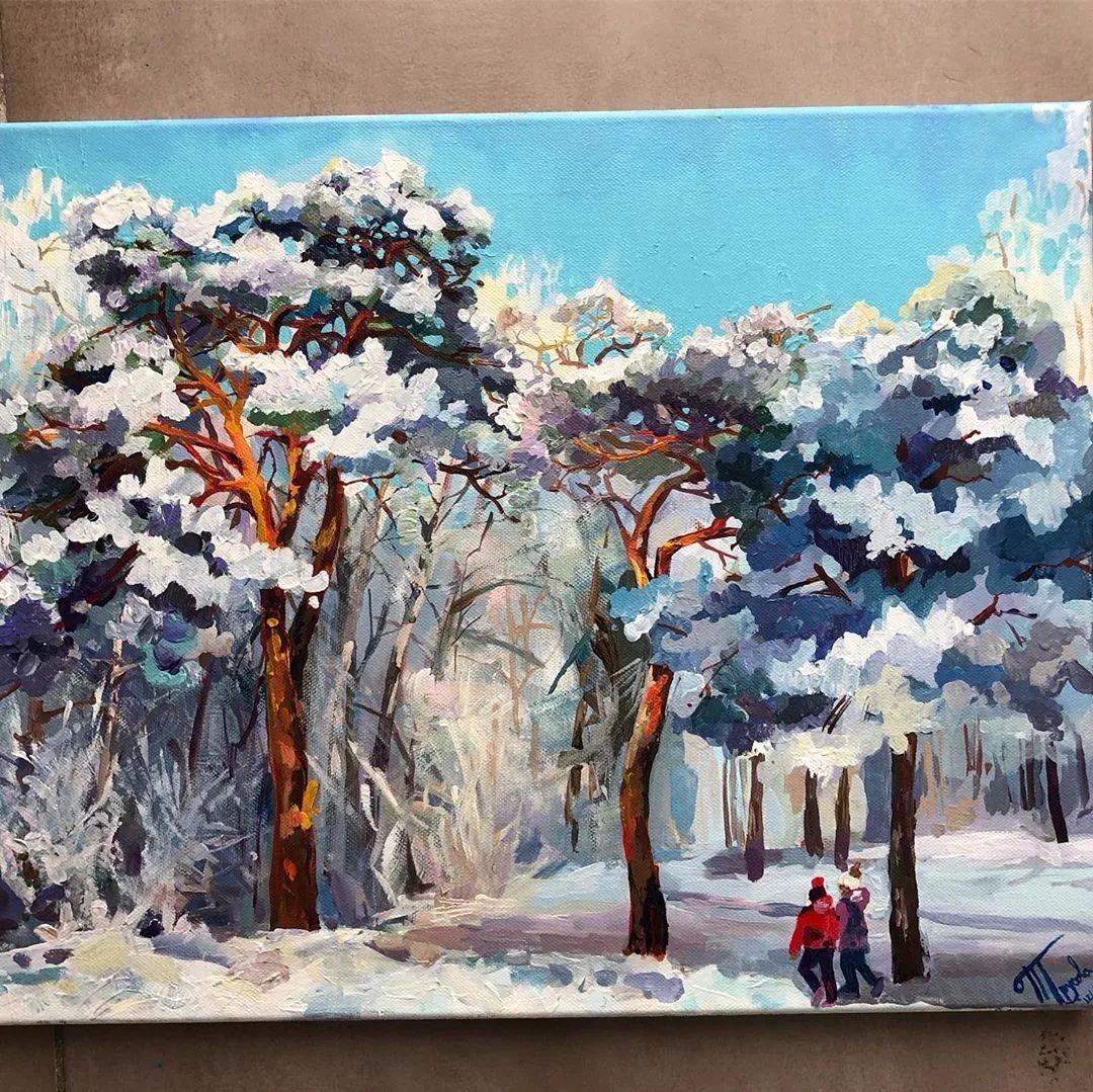 巨幅油画抽象零基础怎样画,油画基础知识油画风景应该怎么画