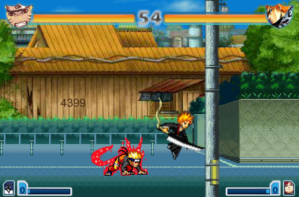 4399死神vs火影老版本,4399死神vs火影变态的角色