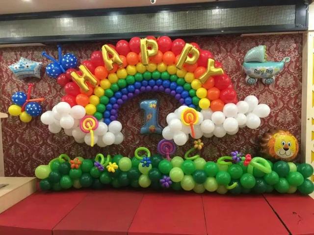 气球婚礼策划布置现场,气球主题婚礼案例