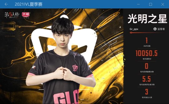 第五人格ivl职业赛gr对决mrc,第五人格ivl对局回放