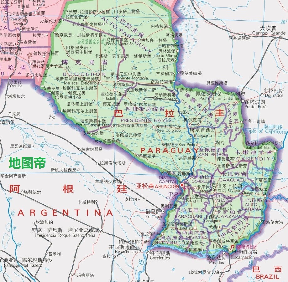 巴拉圭战争前巴拉圭实力,巴拉圭南美战争