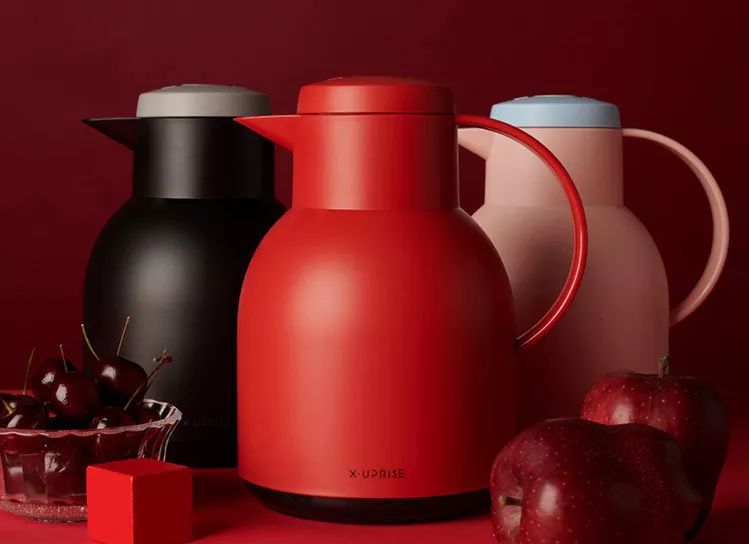 北欧风圆口冷水壶,北欧风轻奢保温壶