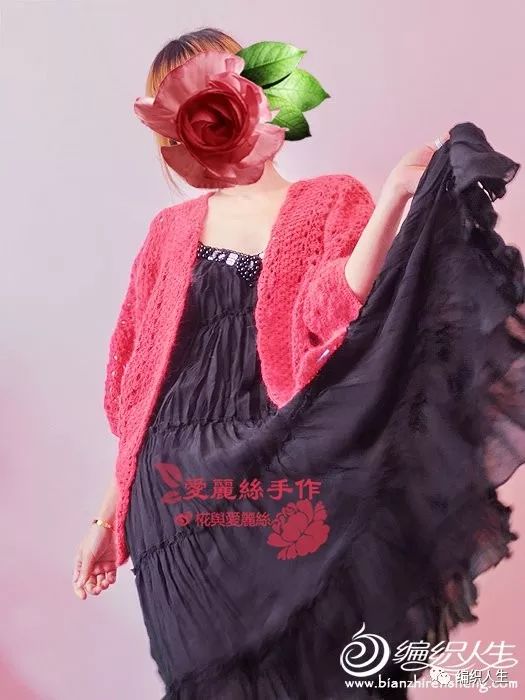 马海毛钩针衣服图片,马海毛衣服的简单花型