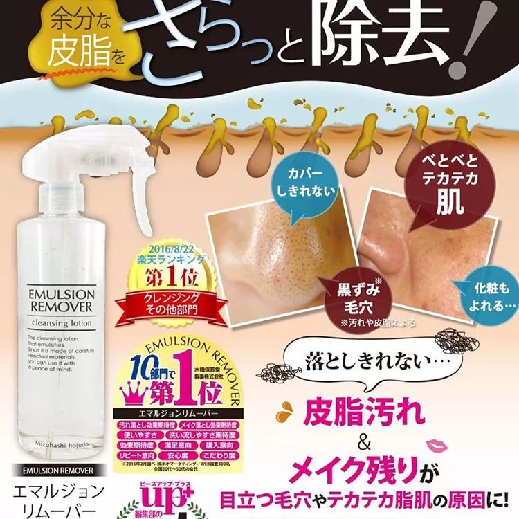 喷一喷,黑头油脂自动溶解!日本爆款清洁喷雾还你一个嫩*b嫩**aby肌!