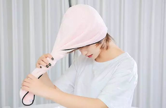 君君有货丨小红书爆款！日本神级干发帽，扔掉电吹风，告别电辐射