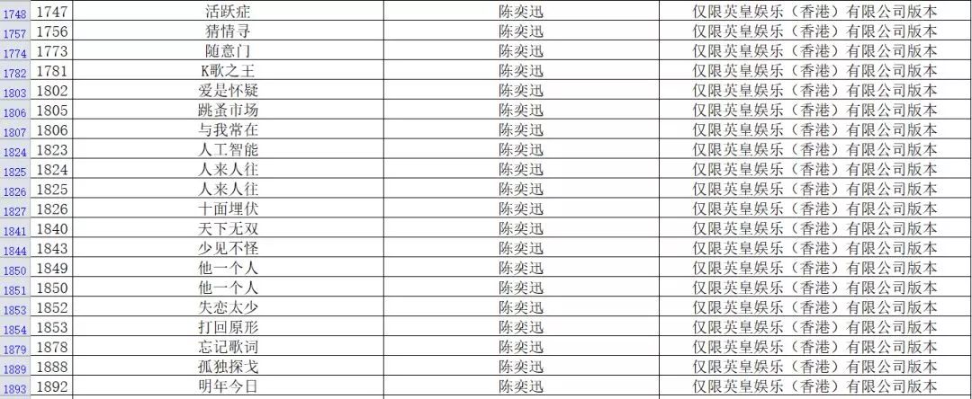 ktv歌曲下架有哪些,6000多首歌将从ktv下架