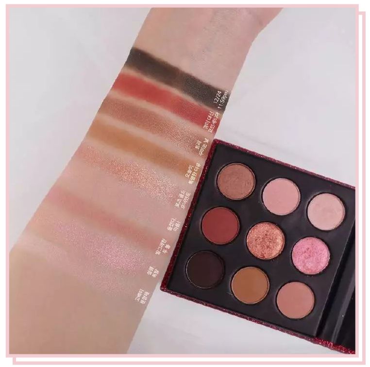 爱丽小屋眼影盘圣诞款2019,爱丽小屋橘色眼影