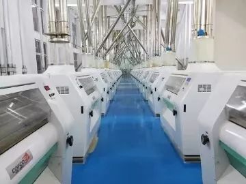 五得利面粉厂,山东五富利面业生产车间