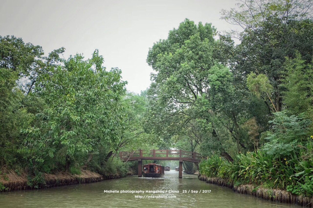 原生态风貌的西溪湿地公园