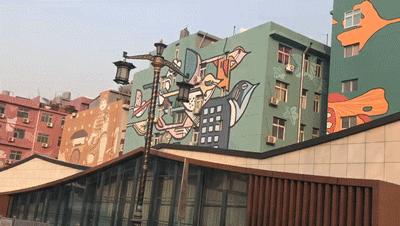 西安最文艺的街区,西安大雁塔下的城中村