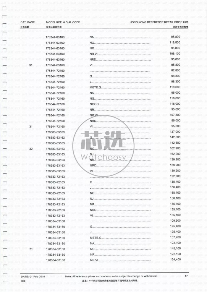 香港劳力士价格和内地差多少,香港劳力士最新价目表